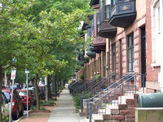Walk-ups along State Street, Albany New York