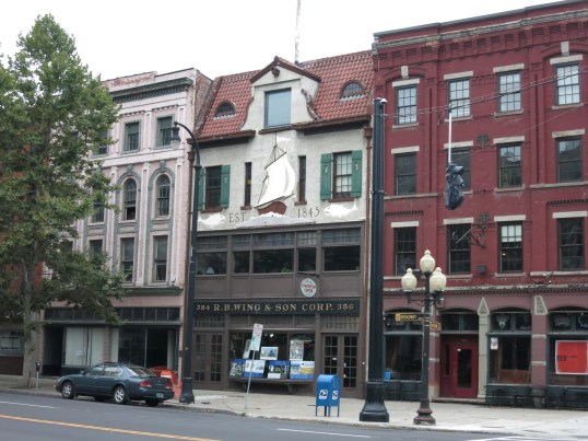 Old Business Block along Broadway, Albany, New York